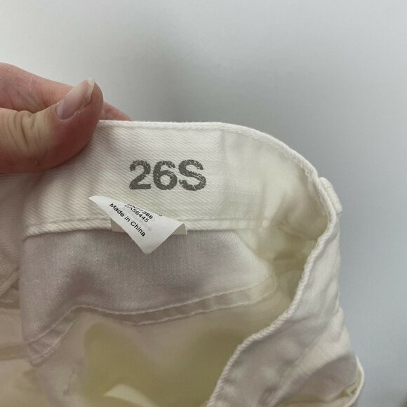 J Crew Matchstick Skinny Ivory Pants Size 26s - Picture 5 of 6